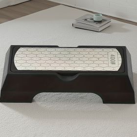 Diamond Double-sided Sharpening Stone 400#/1000# with Coarse And Fine Grit And Non-slip Base - Suitable for Kitchen Knives, Chisels, Axes